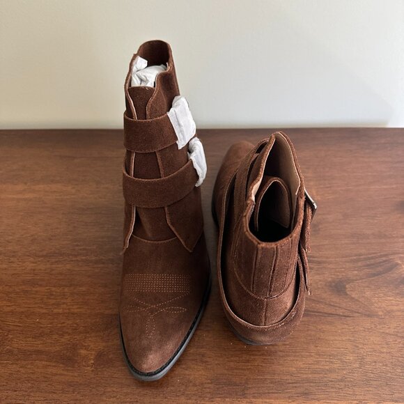 Anthropologie Brown Suede Boots - Picture 6 of 11